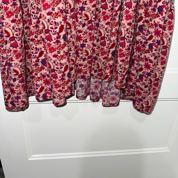 Natural Life Teal Floral Dress - Picture 4 of 6